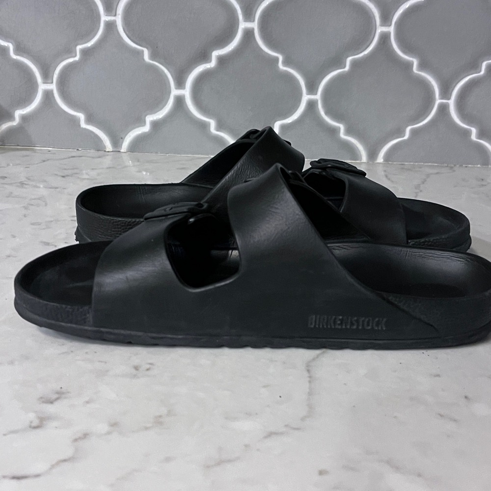 Birkenstock Arizona Black EVA Waterproof Sandals Size 40 US 10 M L - Picture 7 of 9